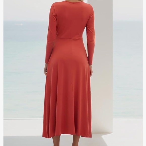 NWT Maxi Dress for Women Casual Loose Beach Dresses with Pockets Size S - Picture 2 of 10